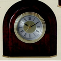 Piano Finish Beveled Arch Alarm Clock